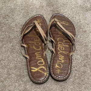 Sam Edelman Tan and Brown Sandals